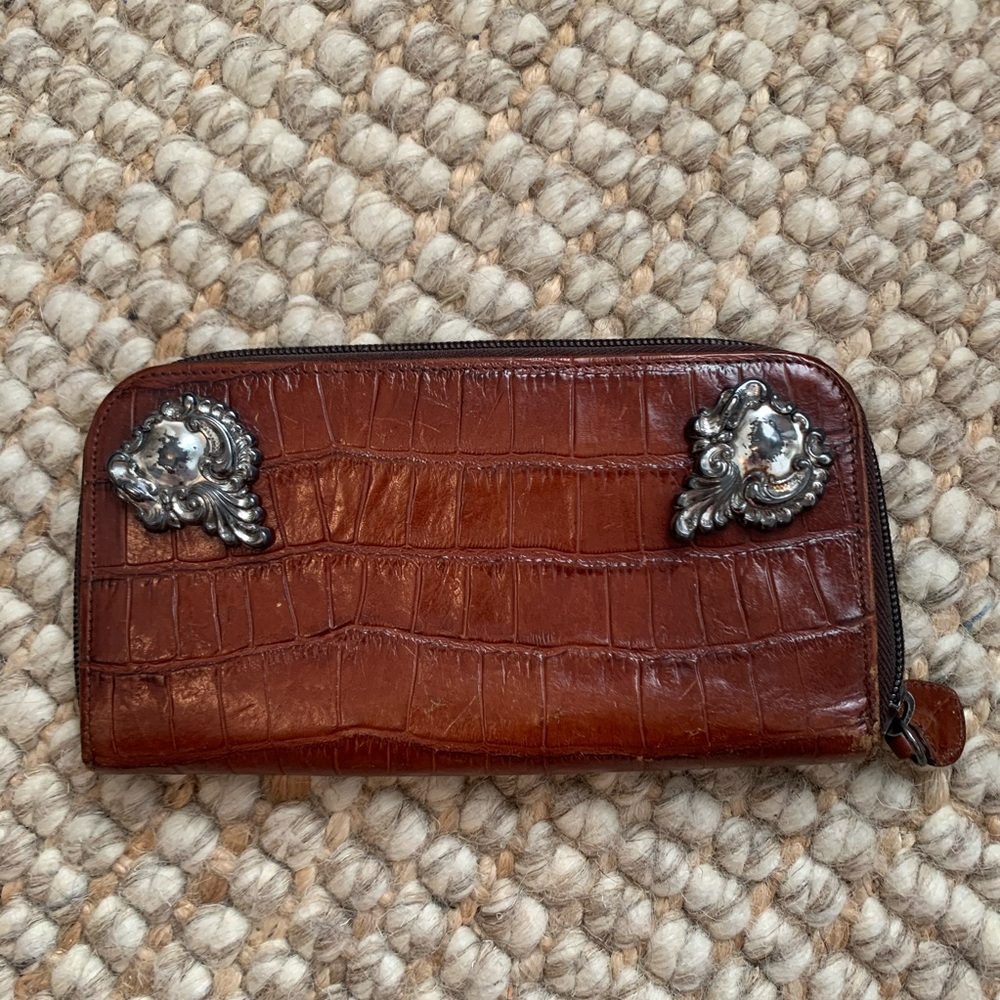 Brighton Vintage Brown Leather Wallet